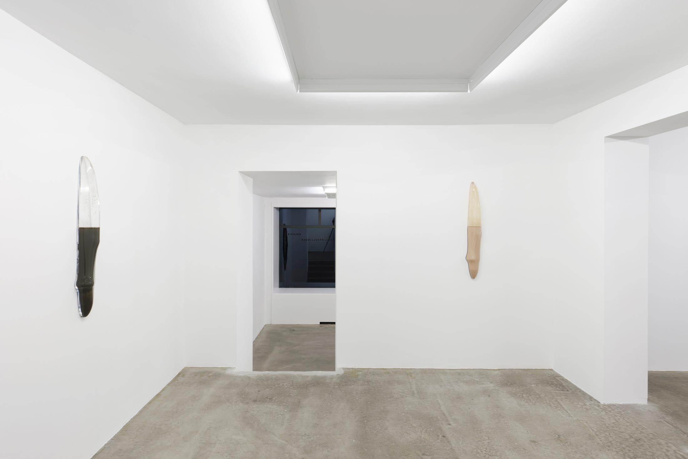 Exhibition View Nicola Martini Soloshow «and welded skin» at GALERIE PHILIPPZOLLINGER, Zurich, 2020 / Photo: Conradin Frei / Courtesy: the artist and GALERIE PHILIPPZOLLINGER