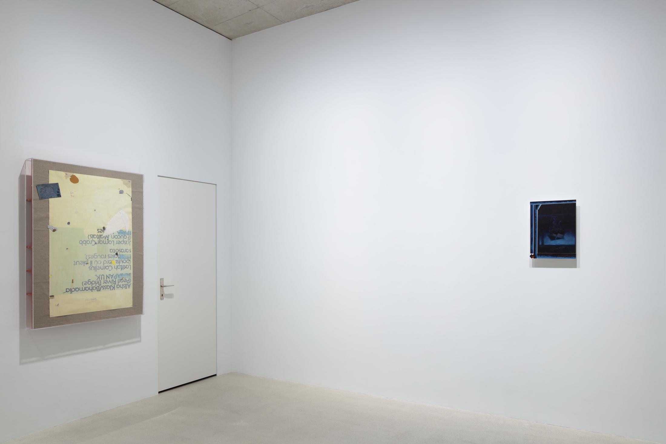 Exhibition View Niels Trannois Solo Show «KERNING» at Windhager von Kaenel, Zürich, 2023 / Photo: WvK / Courtesy: the artist and Windhager von Kaenel