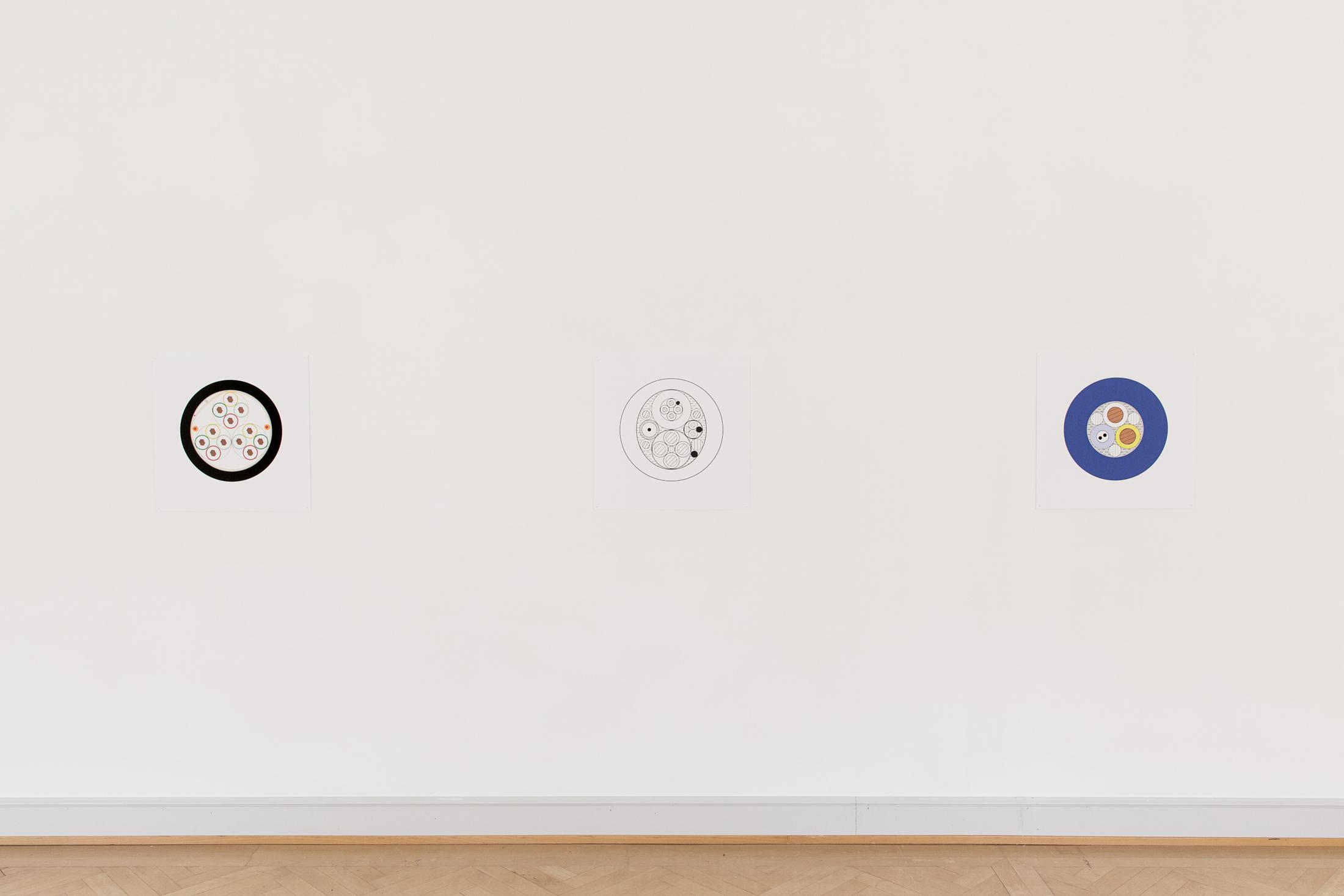 Installation View Nina Canell featuring Robin Watkins «Reflexologies / View on: Mid-Sentence, 2018 Edition 7/10 (+ IV A.P.)» at Kunstmuseum St. Gallen, 2018 / Courtesy: the artist / Photo: Sebastian Stadler