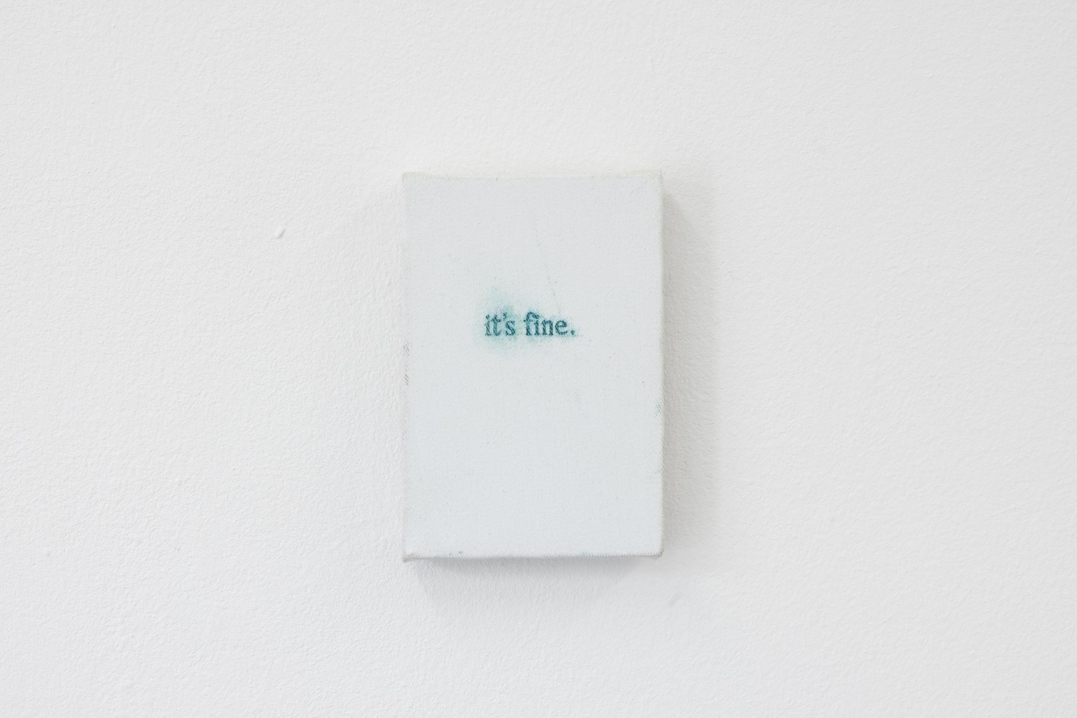 Exhibition View Duo Show Nina Rieben & Leanne Picthall «monday's ghost ; view on Leanne Picthall, The folding, 2025» at WallStreet, Fribourg, 2025 / Photo: Julie Folly / Courtesy: the artists and WallStreet