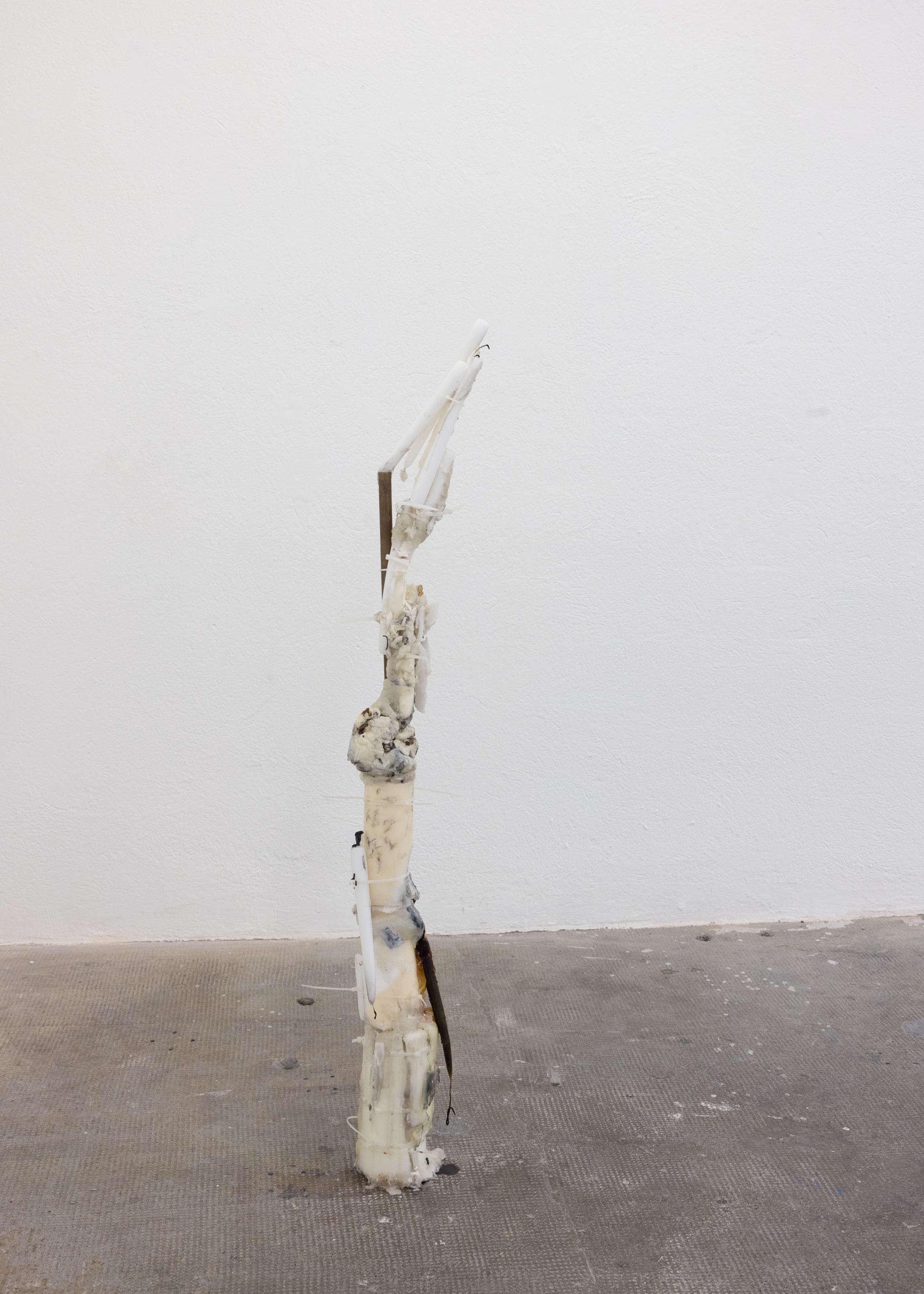 Exhibition View Duo Show Nina Rieben & Leanne Picthall «monday's ghost ; view on Nina Rieben, Intention ghosts (retitled), 2021-25 (Serie)» at WallStreet, Fribourg, 2025 / Photo: Julie Folly / Courtesy: the artists and WallStreet