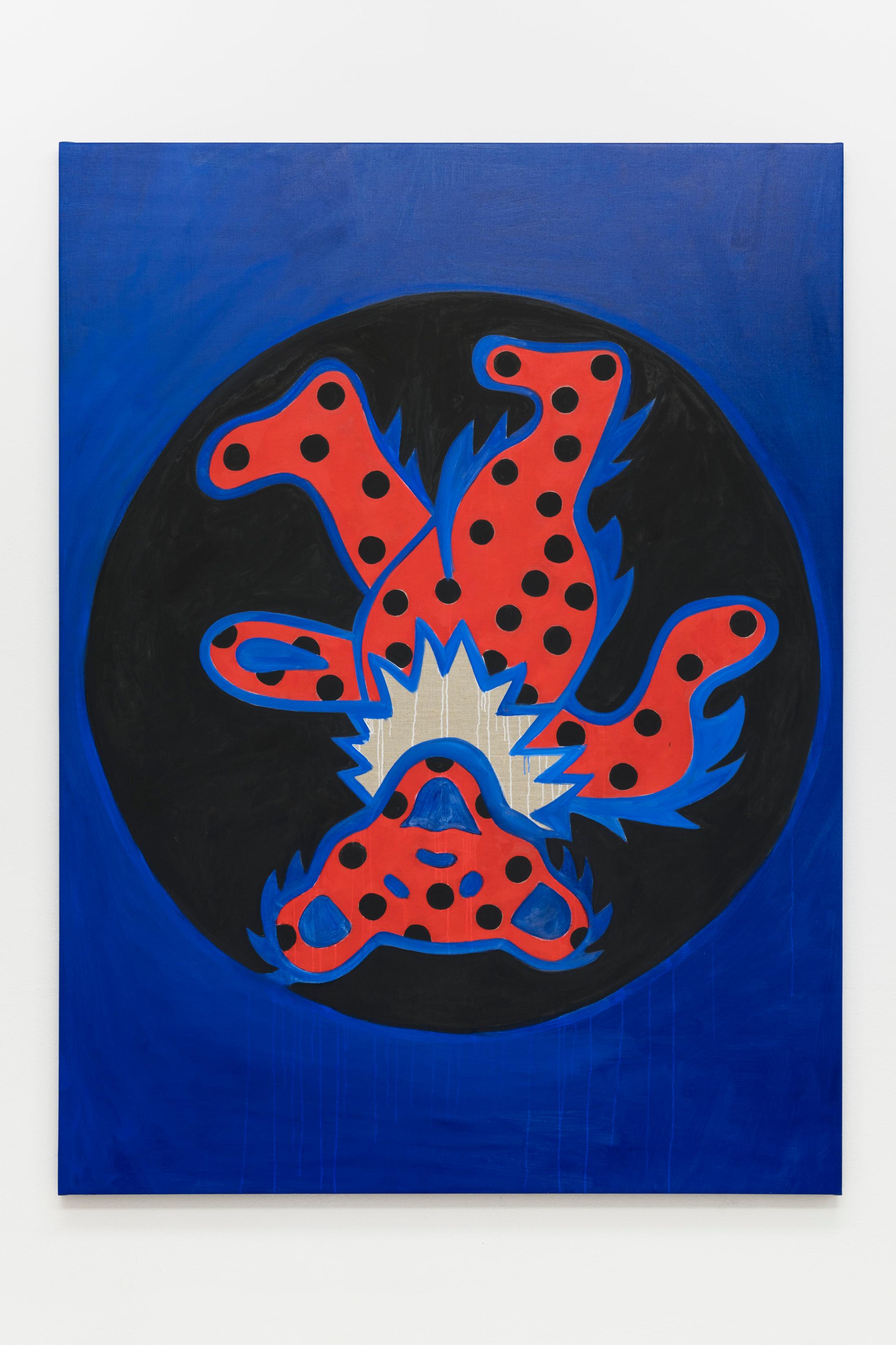 Exhibition View Groupshow «No Joke; view on Tina Braegger, Ladybug, 2020» at Milieu, Bern, 2020 / Photo: Claude Barrault / Courtesy: the artists and Milieu