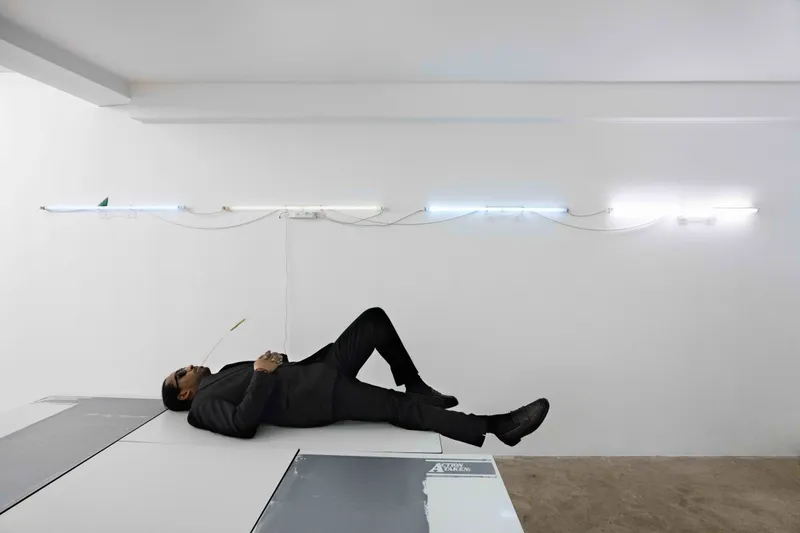 Exhibition View Groupshow «No Joke» at Milieu, Bern, 2020 / Photo: Claude Barrault / Courtesy: the artists and Milieu