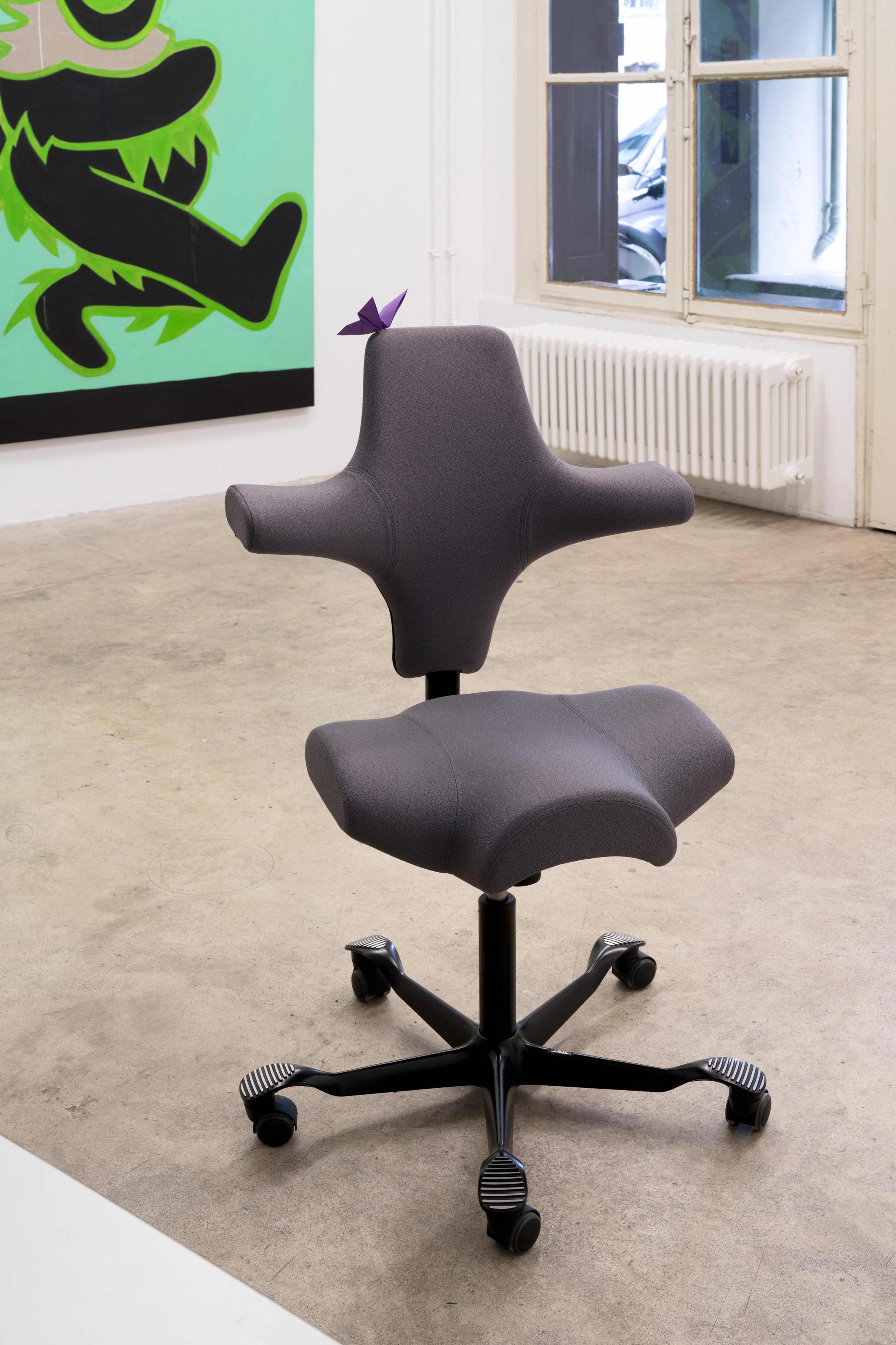 Exhibition View Groupshow «No Joke; view on Gabriele Garavaglia, Rest in Peace, 2020» at Milieu, Bern, 2020 / Photo: Claude Barrault / Courtesy: the artists and Milieu