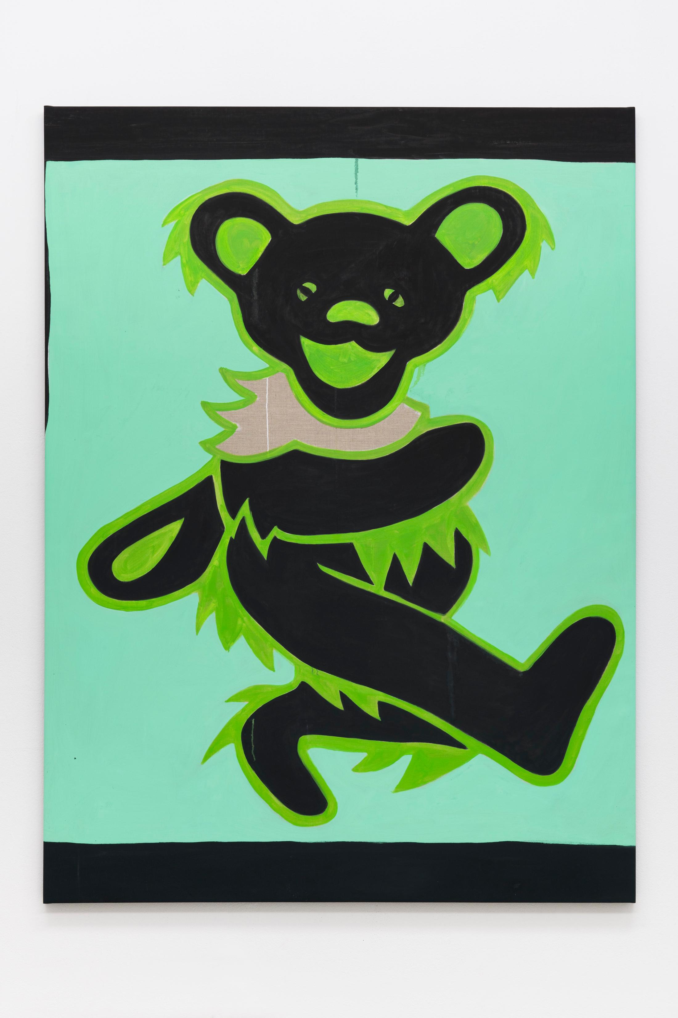 Exhibition View Groupshow «No Joke; view on Tina Braegger, Cat Noir, 2020» at Milieu, Bern, 2020 / Photo: Claude Barrault / Courtesy: the artists and Milieu