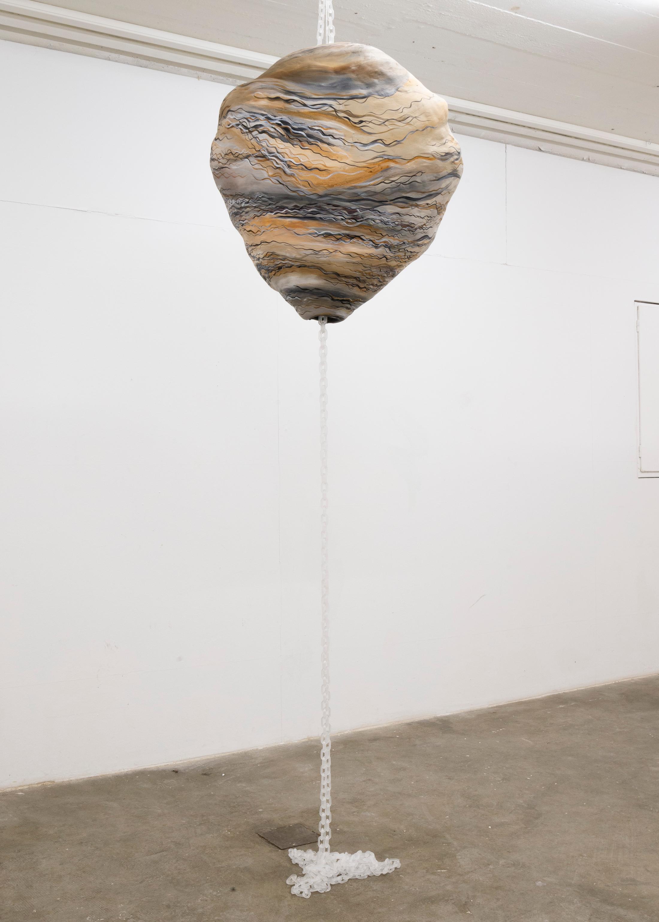 Exhibition View Noémie Degen and Simon Jaton Soloshow «Nodding Out To Rising Mist» at Tunnel Tunnel, Lausanne, 2019 / Courtesy: the artists