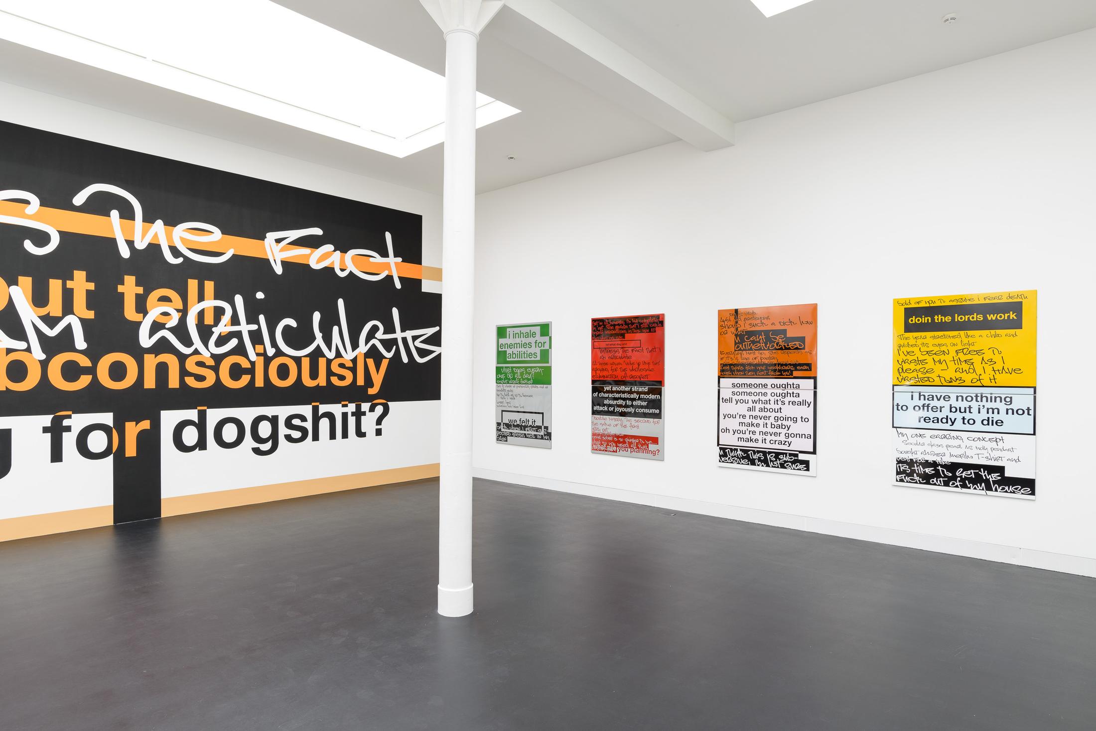 Exhibition View Nora Turato Soloshow «warp and woof» at Galerie Gregor Staiger, Zurich, 2019 / Photo: Galerie Gregor Staiger / Courtesy: Courtesy: the artist, Galerie Gregor Staiger, Zurich & LambdaLambdaLambda, Prishtina