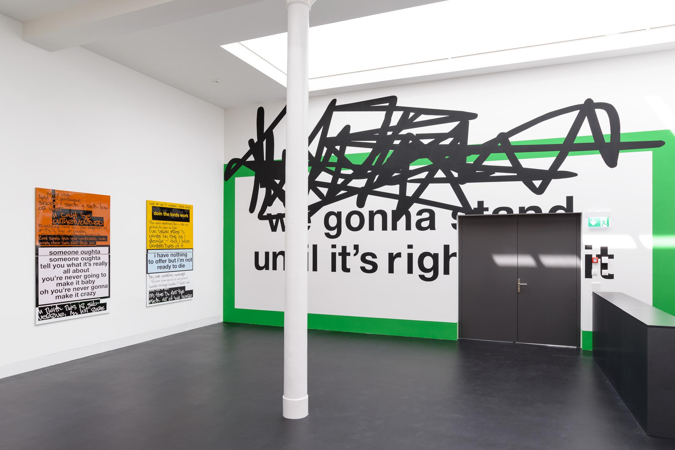 Exhibition View Nora Turato Soloshow «warp and woof» at Galerie Gregor Staiger, Zurich, 2019 / Photo: Galerie Gregor Staiger / Courtesy: Courtesy: the artist, Galerie Gregor Staiger, Zurich & LambdaLambdaLambda, Prishtina