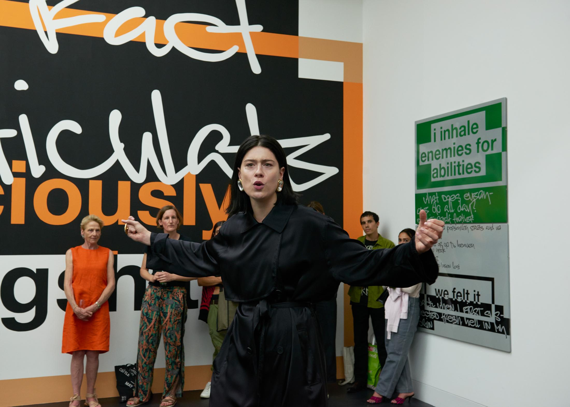 Exhibition View Nora Turato Soloshow «warp and woof» at Galerie Gregor Staiger, Zurich, 2019 / Photo: Sabina Bösch, Zurich / Courtesy: Courtesy: the artist, Galerie Gregor Staiger, Zurich & LambdaLambdaLambda, Prishtina