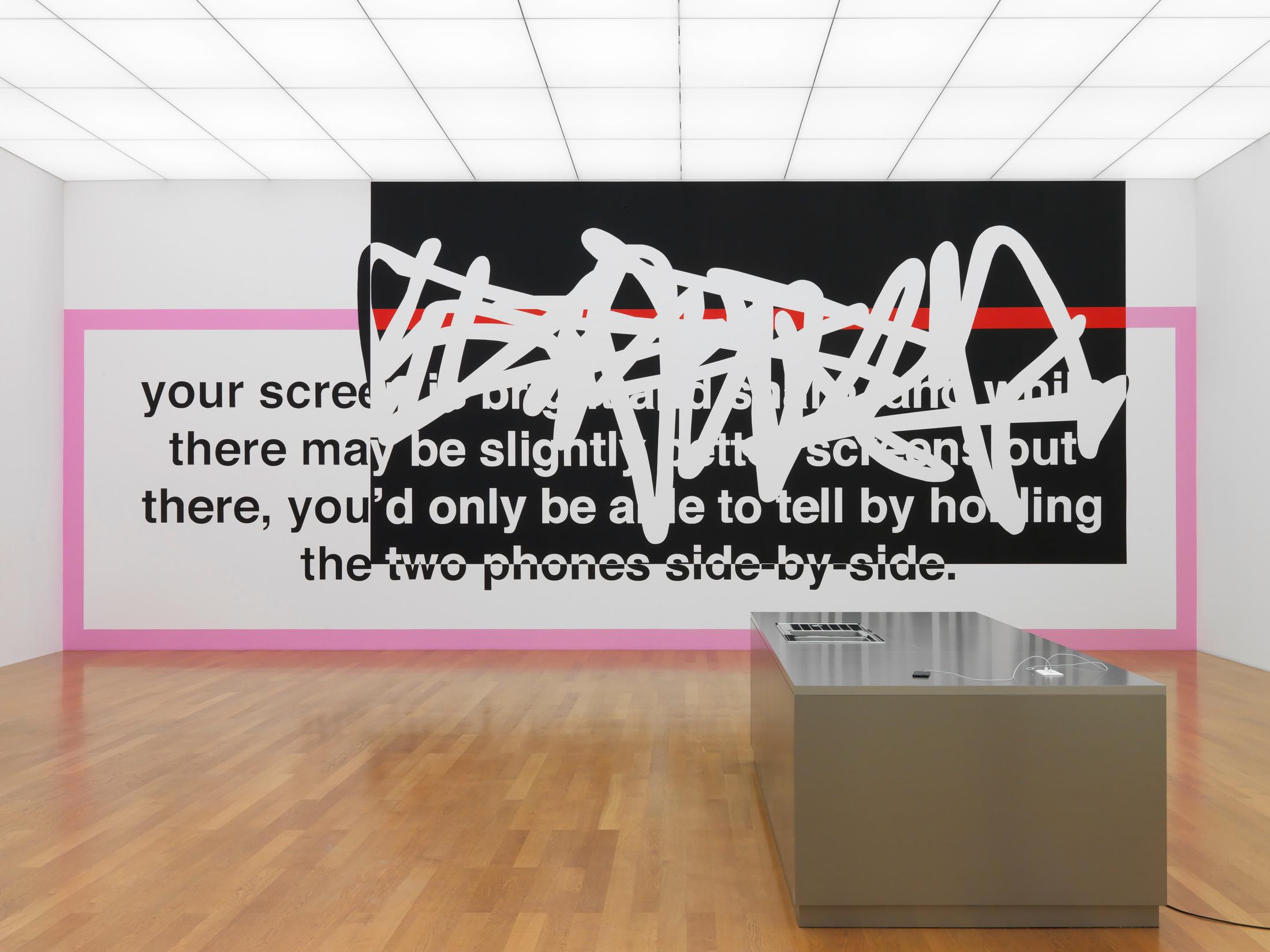 Exhibition View Nora Turato Soloshow «explained away» at Kunstmuseum Liechtenstein / Photo: Stefan Altenburger / Courtesy: the artist and Kunstmuseum Liechtenstein