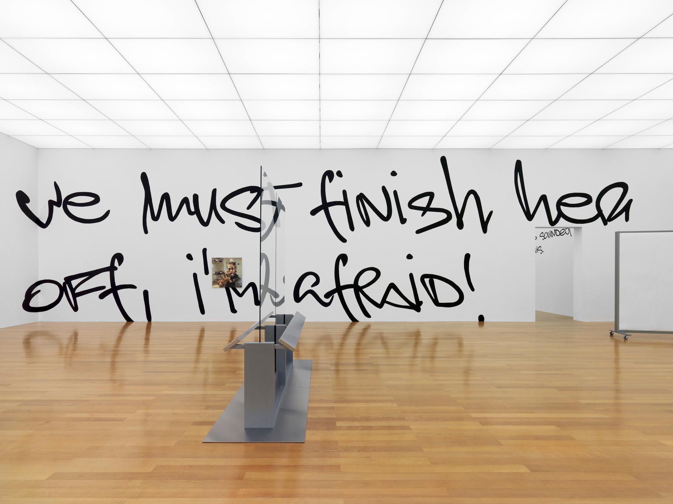 Exhibition View Nora Turato Soloshow «explained away» at Kunstmuseum Liechtenstein / Photo: Stefan Altenburger / Courtesy: the artist and Kunstmuseum Liechtenstein