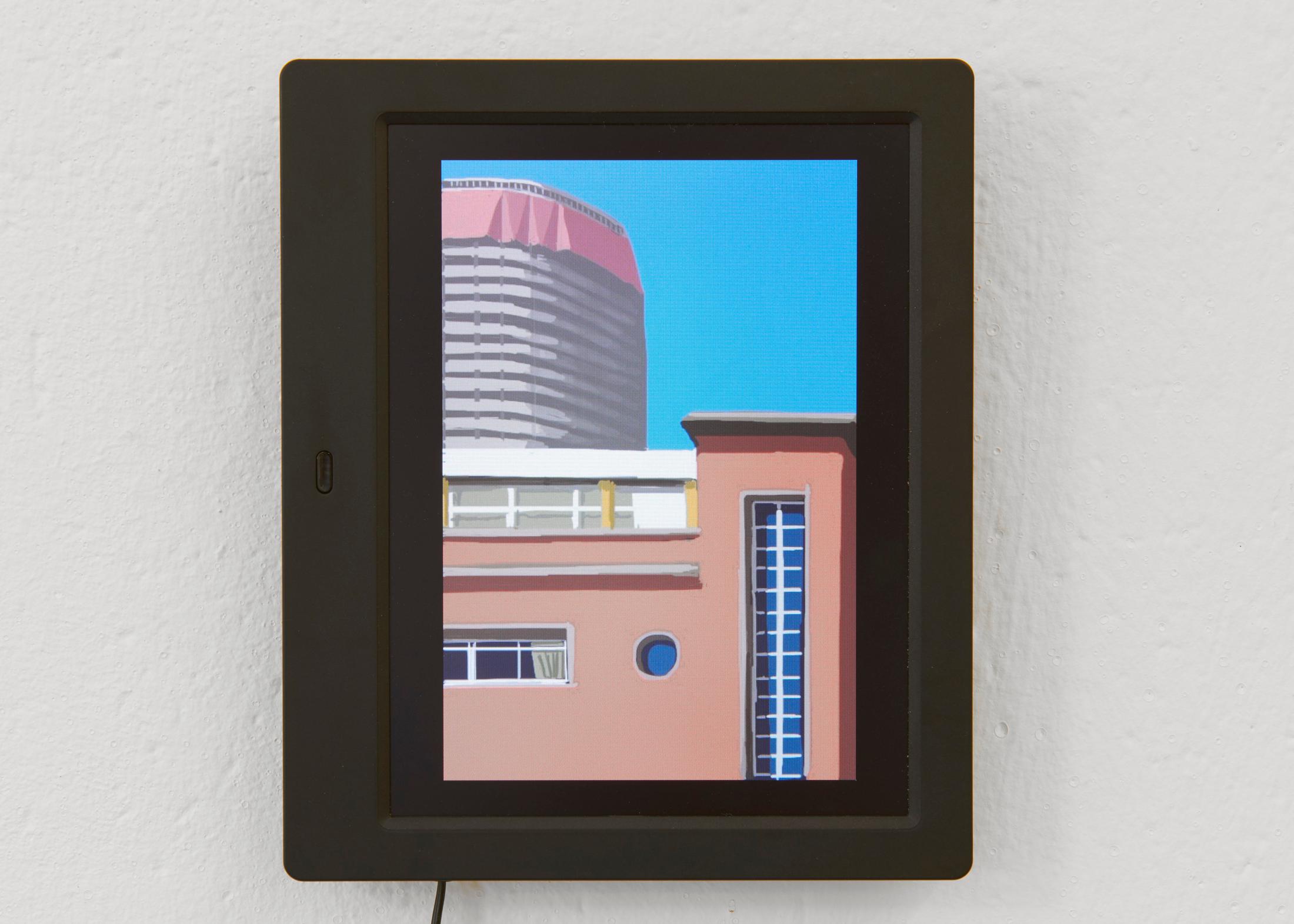 Exhibition View Groupshow «Observer of the Techniques; view on Louise Sartor, croquis/sketches, 2018-2019» at WallRiss, Fribourg, 2019 / Courtesy: the artists and WallRiss