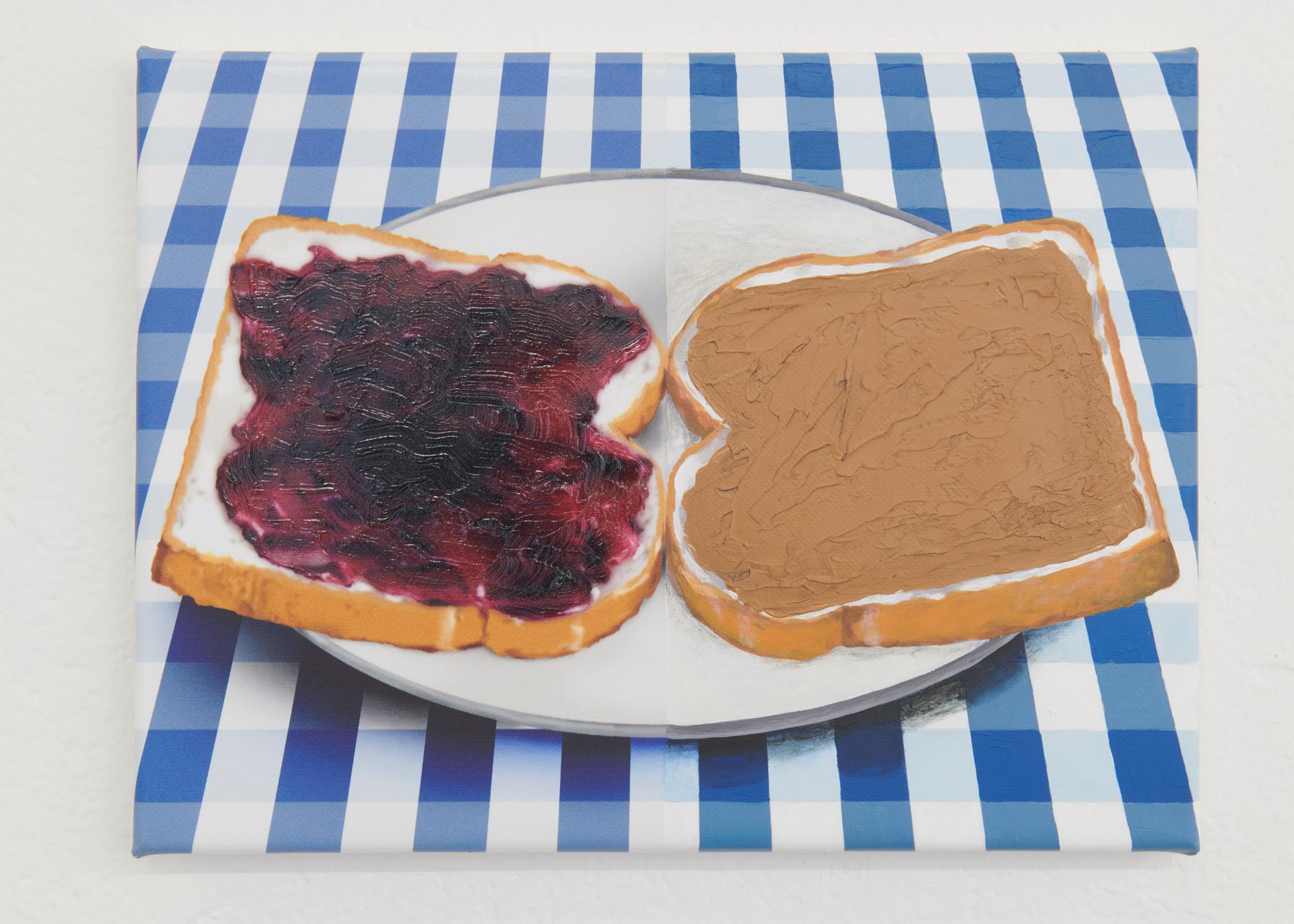 Exhibition View Groupshow «Observer of the Techniques; view on Adam Cruces & Louisa Gagliardi, Hers, His, Theirs, 2019» at WallRiss, Fribourg, 2019 / Courtesy: the artists and WallRiss