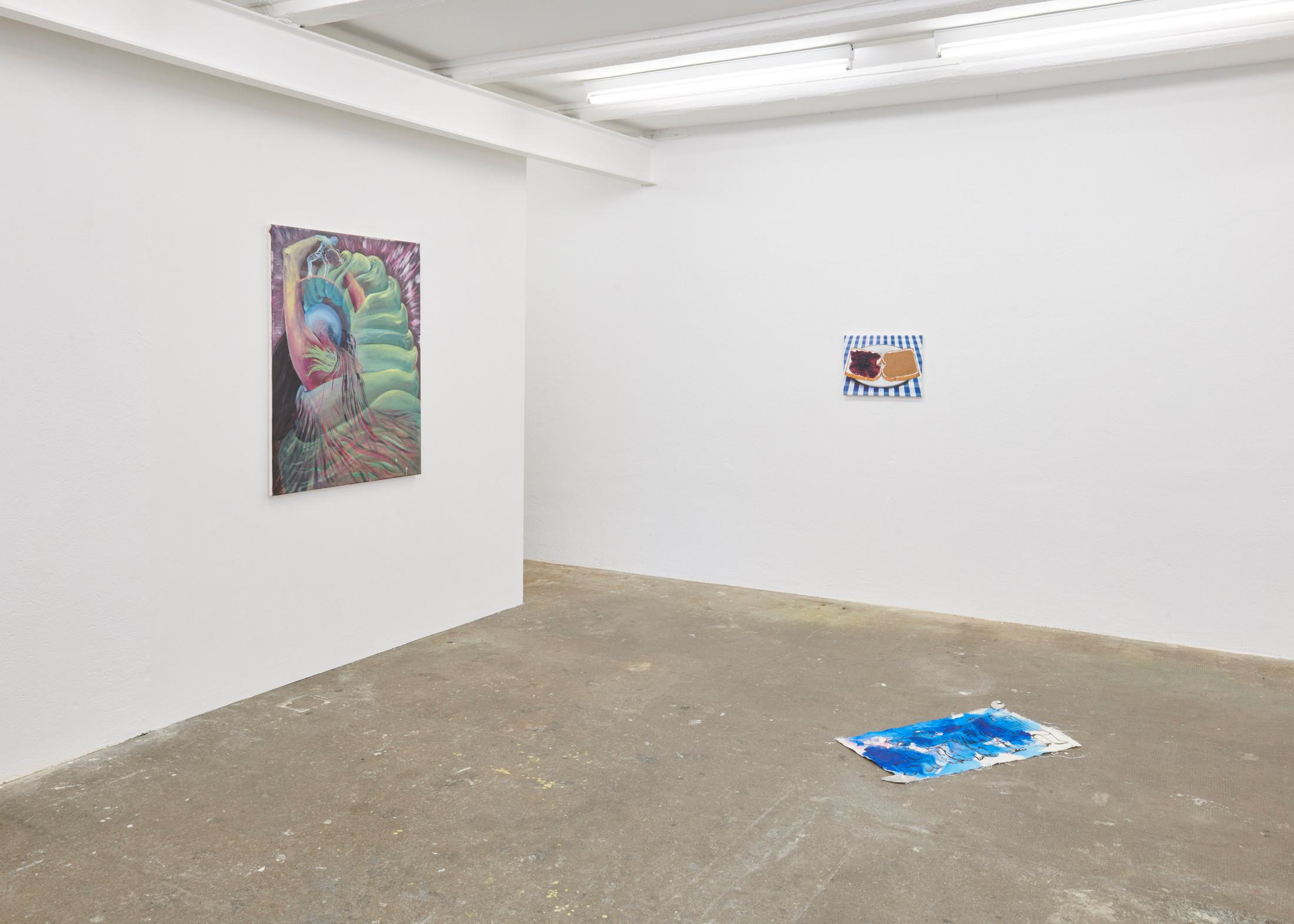 Exhibition View Groupshow «Observer of the Techniques» at WallRiss, Fribourg, 2019 / Courtesy: the artists and WallRiss