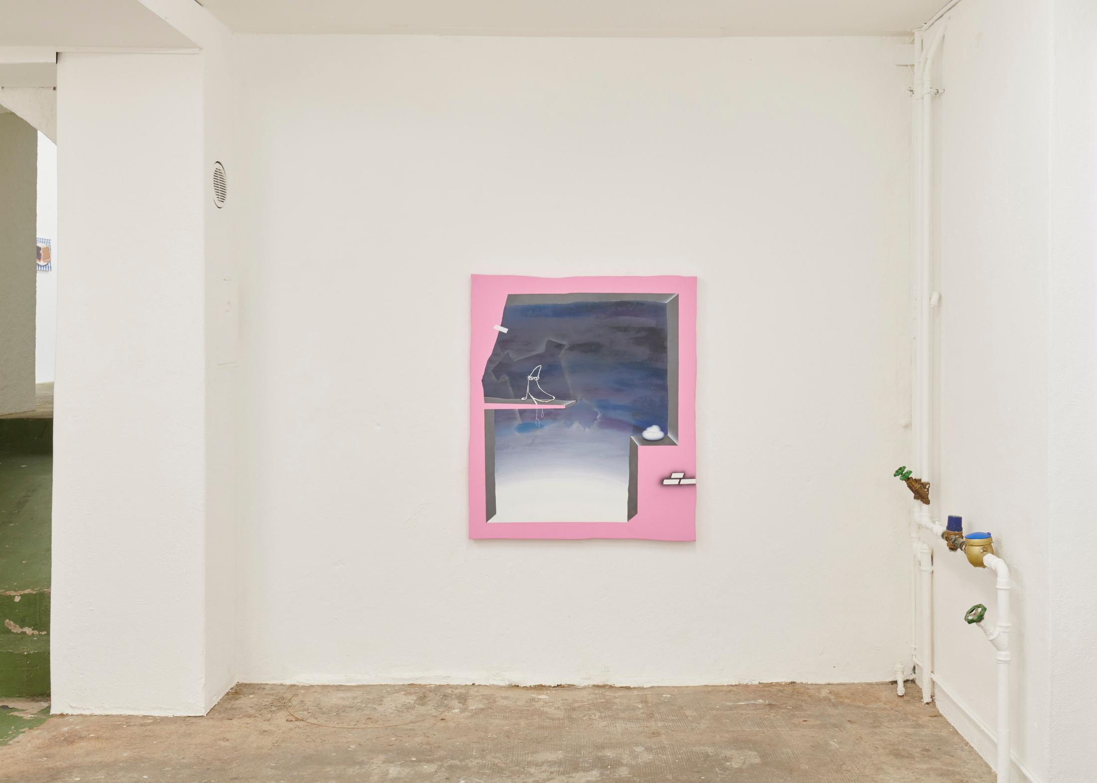 Exhibition View Groupshow «Observer of the Techniques; view on Félise de Conflans, The Other side of the moon, 2018» at WallRiss, Fribourg, 2019 / Courtesy: the artists and WallRiss