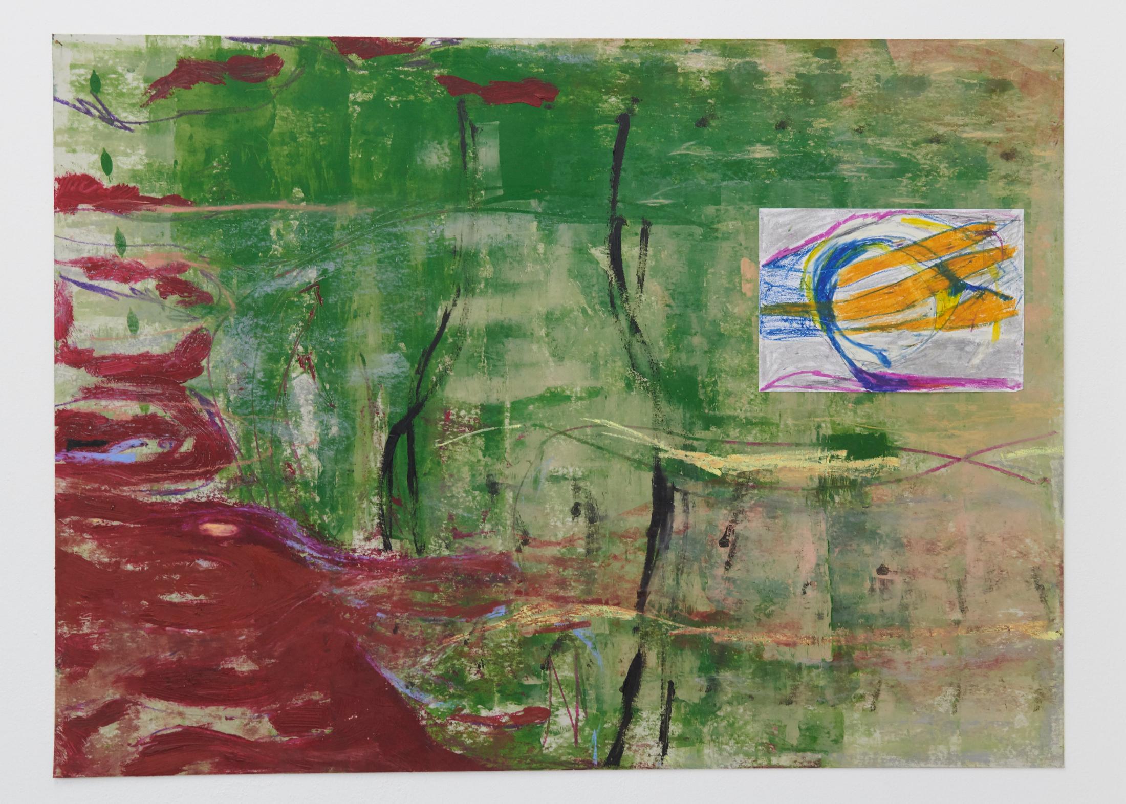 Exhibition View Groupshow «Observer of the Techniques; view on Paula Henrike Herrmann, Engram 1, 2019» at WallRiss, Fribourg, 2019 / Courtesy: the artists and WallRiss