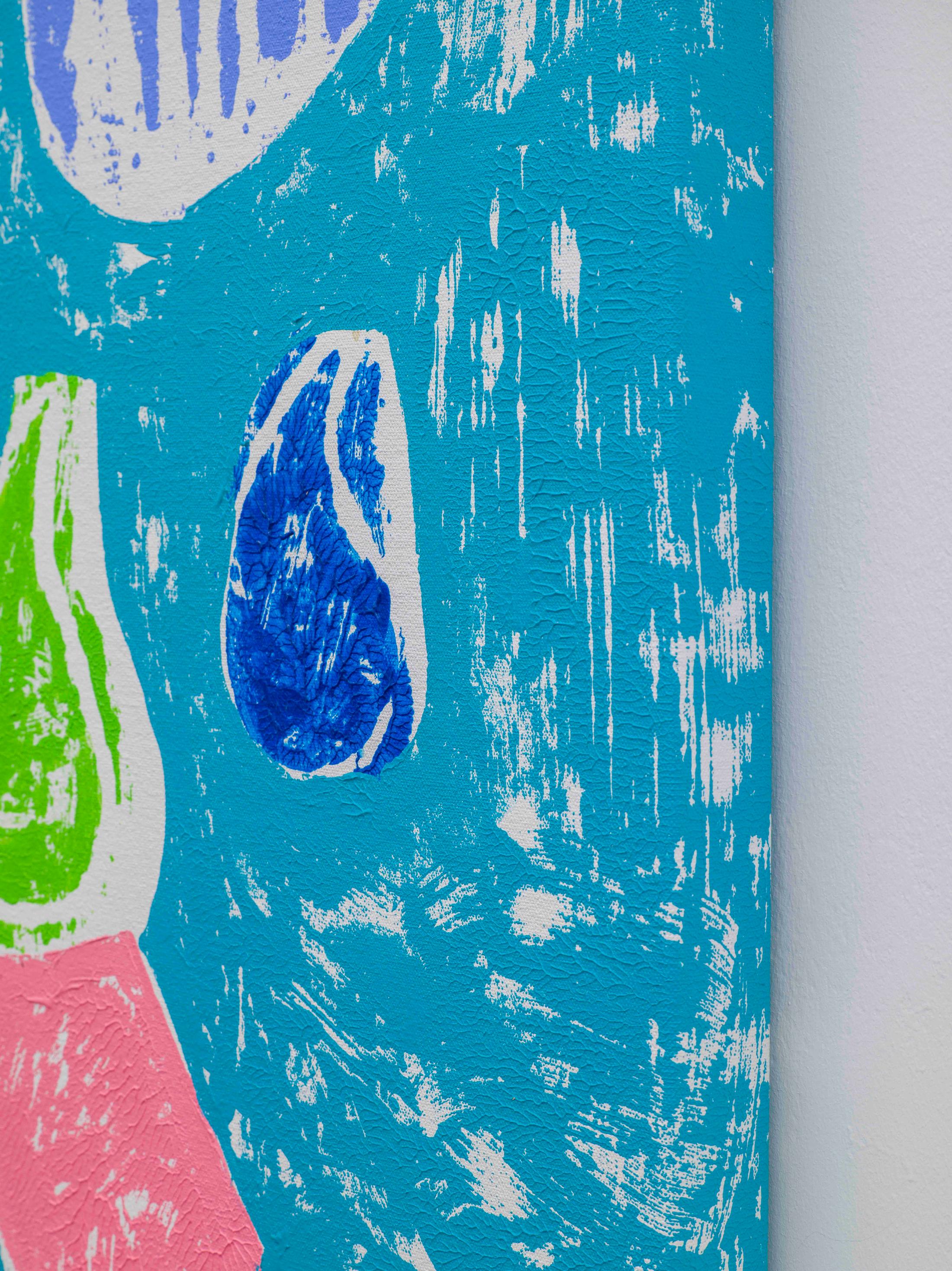 Exhibition View Olaf Breuning Solo Show «BIG DROPS» at von Bartha, S-chanf, 2021 / Photo: Simon Schwyzer / Courtesy: the artist and von Bartha