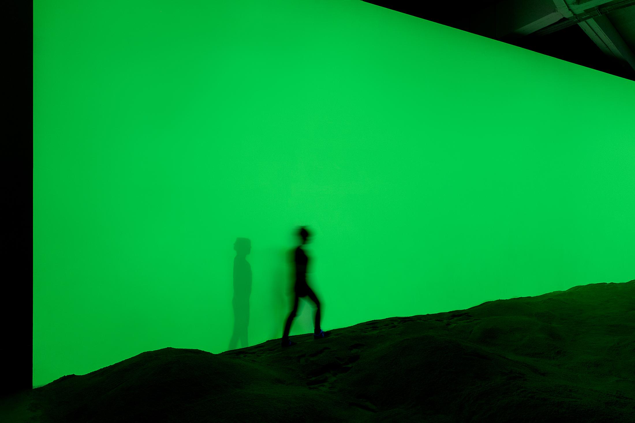 Installation View Olaf Nicolai «HOW TO FANCY THE LIGHT OF A CANDLE AFTER IT IS BLOWN OUT, 2018» at Lokremise St.Gallen / Photo: Sebastian Stadler 2018, ProLitteris, Zürich