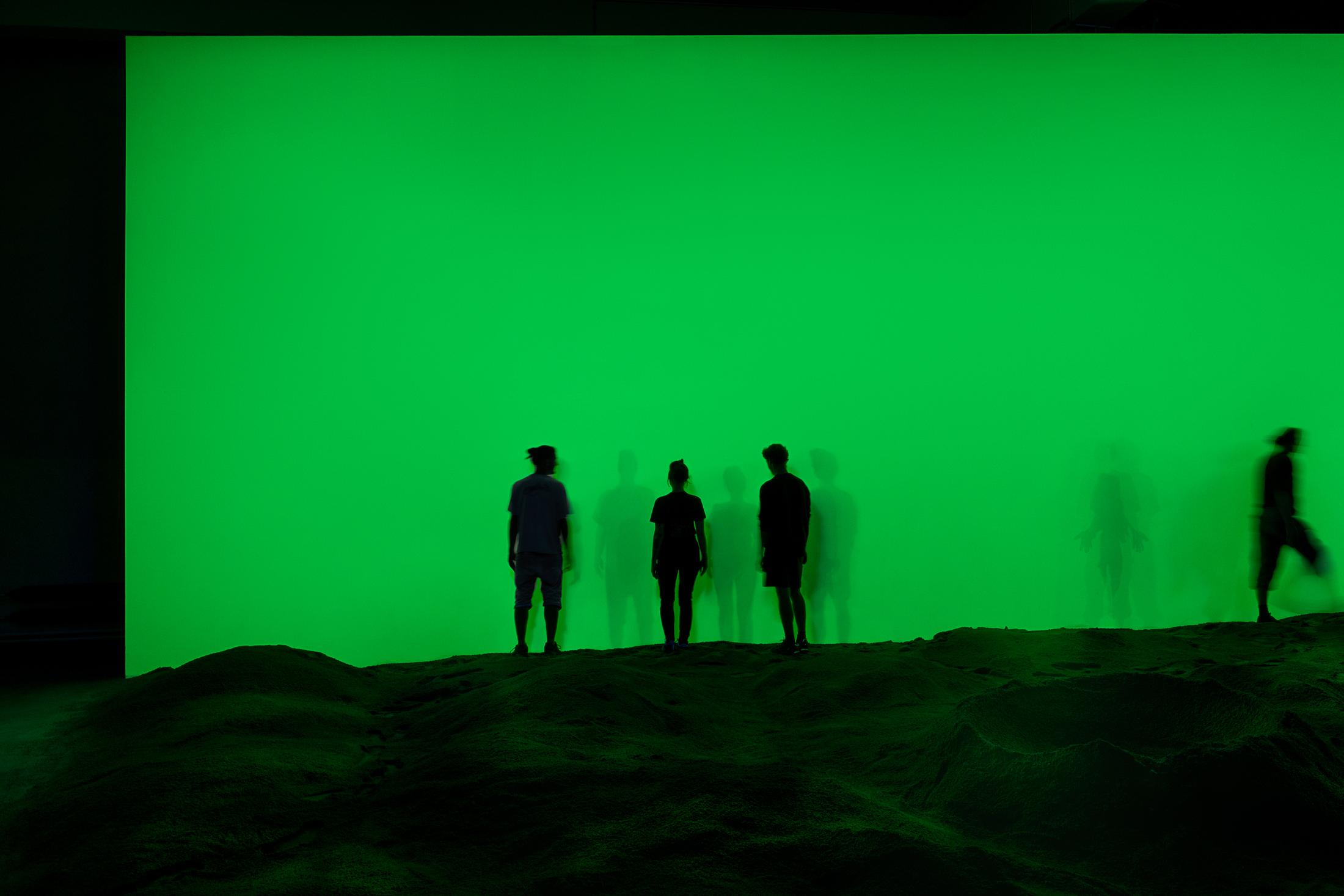 Installation View Olaf Nicolai «HOW TO FANCY THE LIGHT OF A CANDLE AFTER IT IS BLOWN OUT, 2018» at Lokremise St.Gallen / Photo: Sebastian Stadler 2018, ProLitteris, Zürich