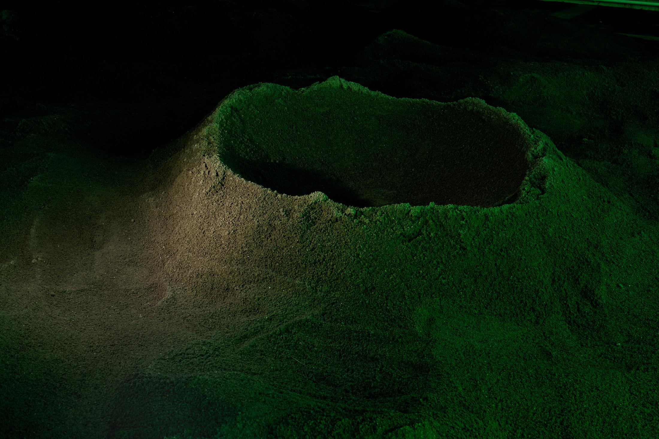 Installation View Olaf Nicolai «That's a God-forsaken place; but it's beautiful, isn't it?» at Lokremise St.Gallen / Photo: Sebastian Stadler 2018, ProLitteris, Zürich