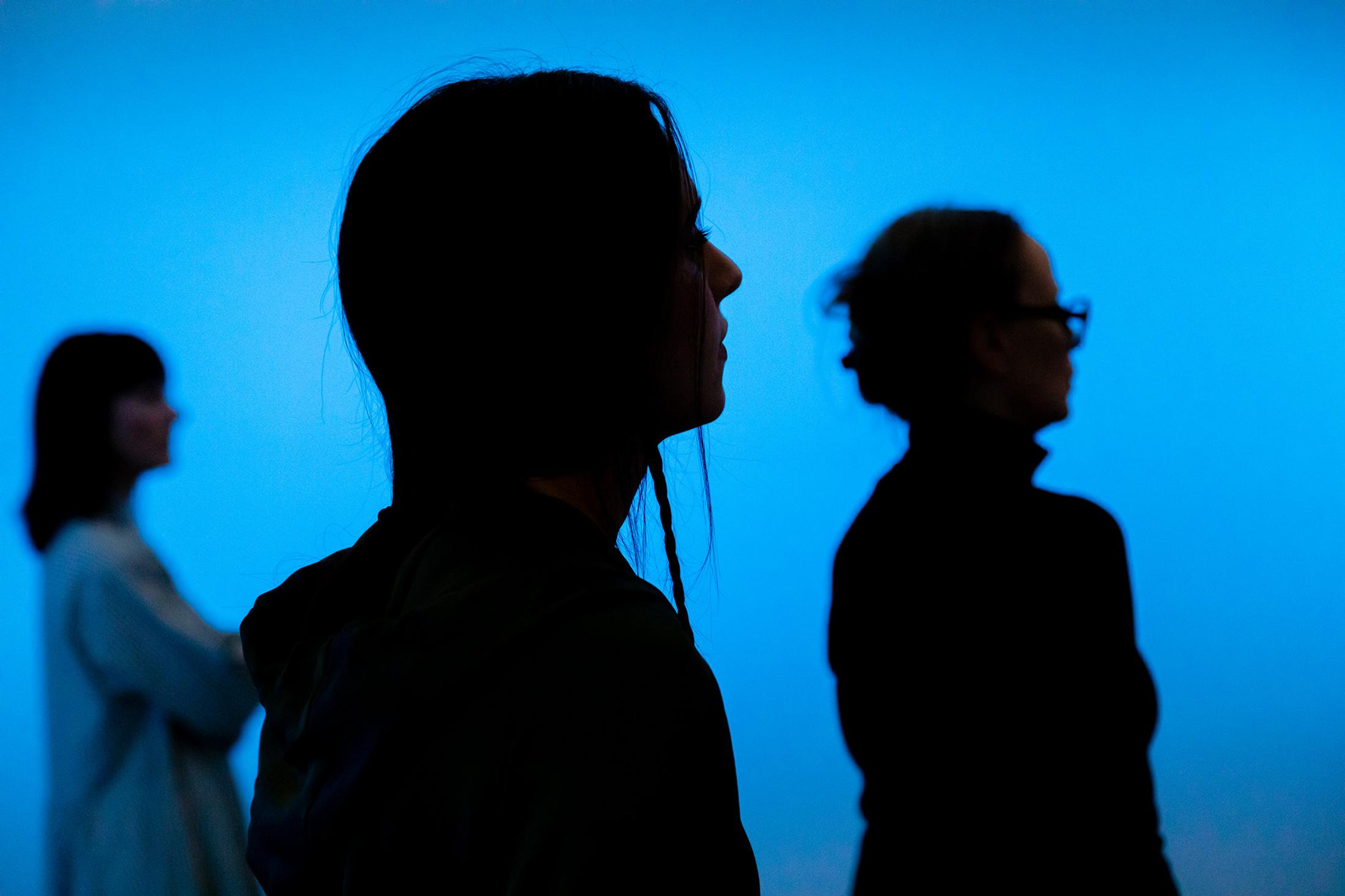 Exhibition View Olivier Mosset Soloshow «TUTU; view on Madjid Hakimi at the invitation by Olivier Mossset» at Haus Konstruktiv / Photo: Bettina Diel / Courtesy: the artists and Haus Konstruktiv, Zurich