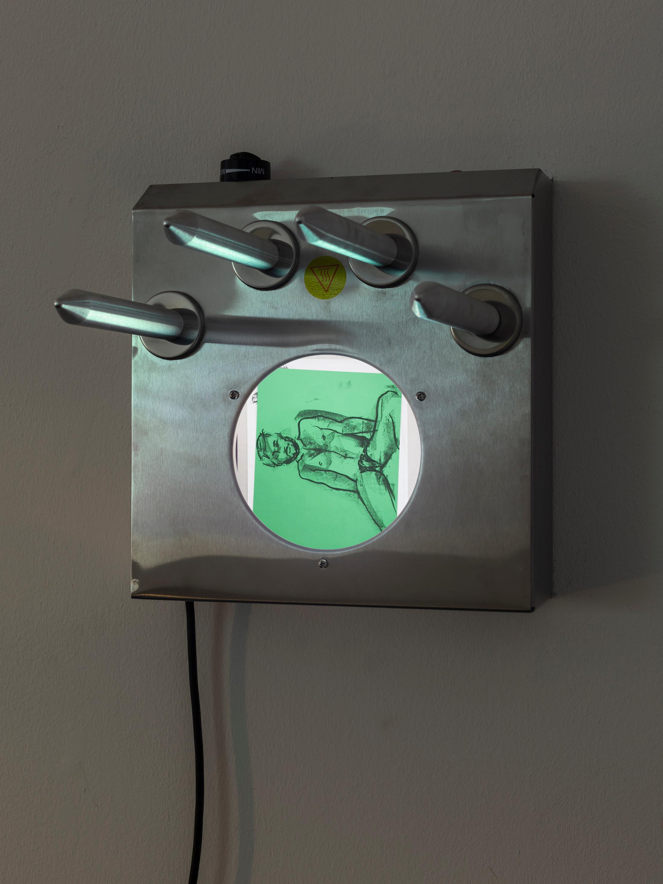 Exhibition View Groupshow «On Fire – Vulnerable Footage ; view on Johannes Willi, Free Willi (2019)» at SALTS, Birsefelden, Basel, 2019 / Photo: Gunnar Meier / Courtesy: the artist, Basler Dokumentartage and SALTS