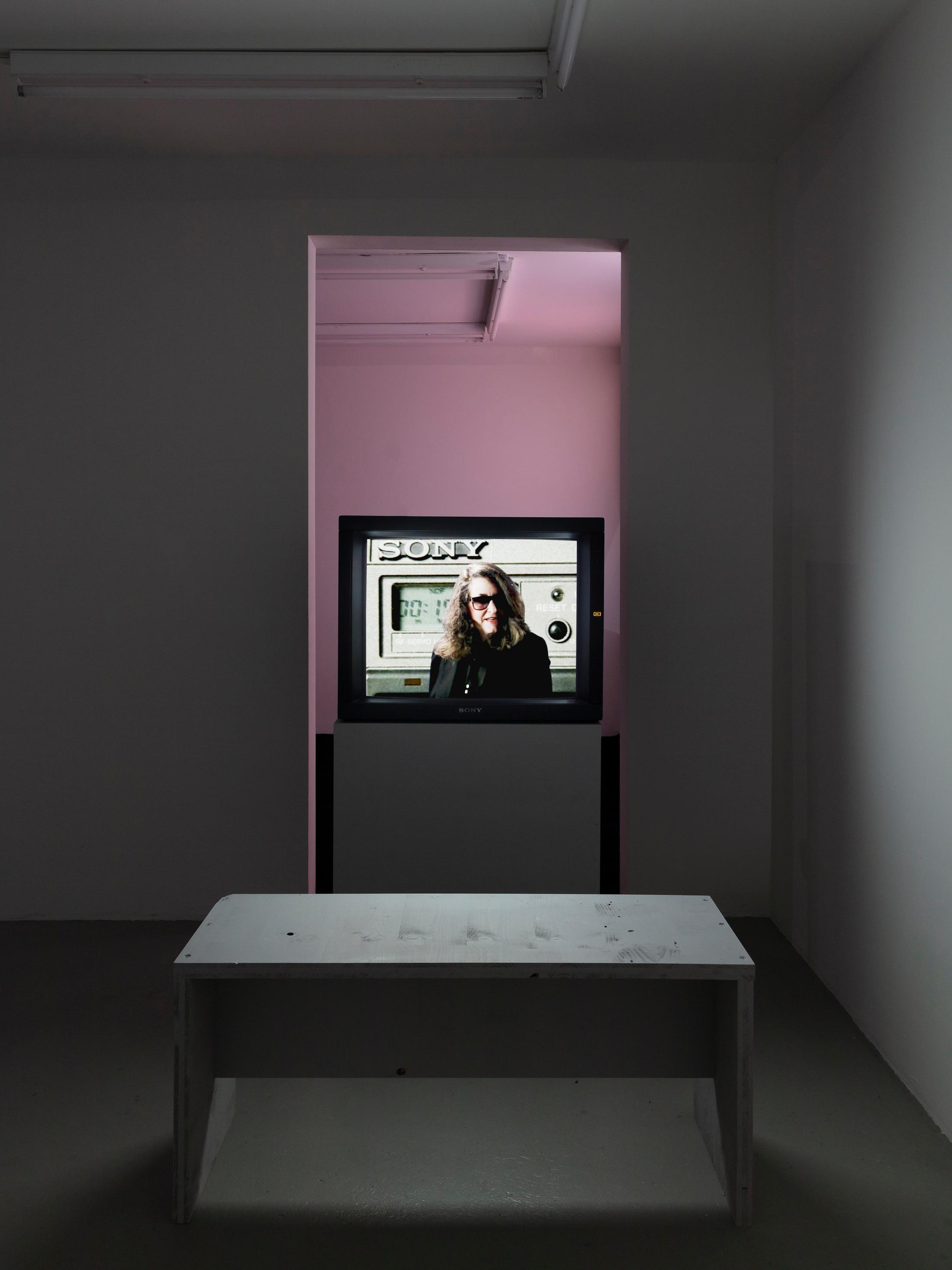 Exhibition View Groupshow «On Fire – Vulnerable Footage ; view on Lynn Hershman Leeson, First Person Singular, the Electronic Diaries of Lynn Hershman (1984-1996)» at SALTS, Birsefelden, Basel, 2019 / Photo: Gunnar Meier / Courtesy: the artist, Waldburger Wouters, Brussels and Basel, Basler Dokumentartage and SALTS
